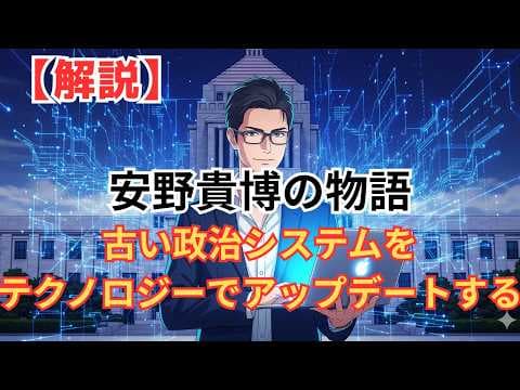 【解説】民主主義のOSをアップデート：チームみらい安野貴博の物語