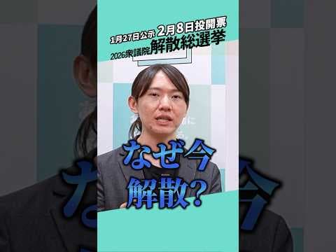 異例のタイミング!? 解散総選挙を解説！【チームみらい】