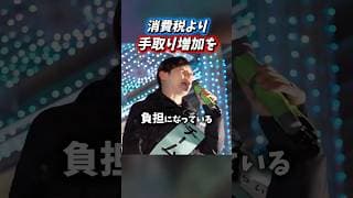 消費税より手取り増加を！#チームみらい #安野たかひろ #衆議院議員選挙 #選挙