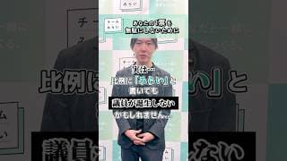 【あなたの一票を無駄にしないために】小選挙区1位でなくても比例復活に重要！【小選挙区では候補者名を】 #比例はみらい #安野貴博 #チームみらい #衆議院選挙 #衆院選2026 #選挙