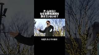 なぜ消費税減税を訴えないのか