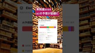 衆院選2026 AIの予想