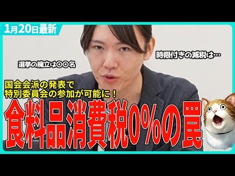 【チームみらい最新】政党で唯一の「消費税減税 慎重派」の理由に注目！／国会会派「チームみらい・無所属の会」結成！特別委員会への参加が可能になり、期待しかないｗ