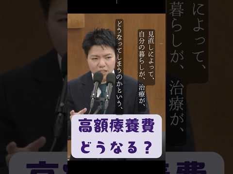 高額療養費どう変わる？ #古川あおい #チームみらい  #高額療養費制度 #厚生労働委員会　#所得区分 #現物給付 #医療費 #患者 #パブリックコメント #shorts