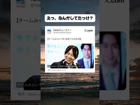【政治】チームみらい、1年で政策でも存在感？