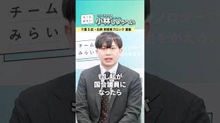 中高生から質問!? 次世代の声で気づいた政治の意義 #小林しゅうへい