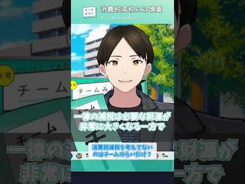 【AIあんの】消費税減税には慎重｜#チームみらい Q&A