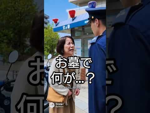おばあさんがお墓参りから帰って来ません… #チームみらい