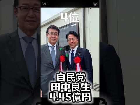 チームみらい　安野貴博で話題の国会議員総資産ランキングがヤバすぎる‼️一位は長年一位をキープしているあのお方