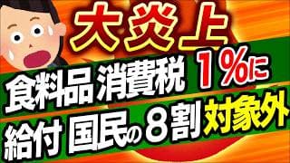 【超速報！】年収○○万円以上は対象外！食料品消費税1％と給付付き税額控除､驚きの中身｡迷走する社会保障国民会議【消費税0％･非課税･インボイス/減税･還付/農業/自民･高市早苗/チームみらい/財務省】
