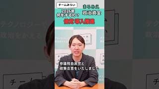 2026年チームみらい政策②まるみえ政治資金 #政治とカネの問題 #安野たかひろ