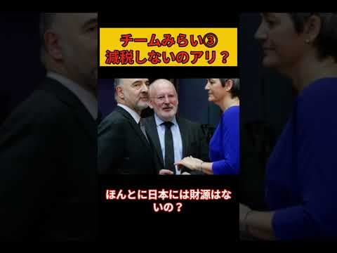 チームみらい③減税しないのアリ? #チームみらい # #政治 #2ch