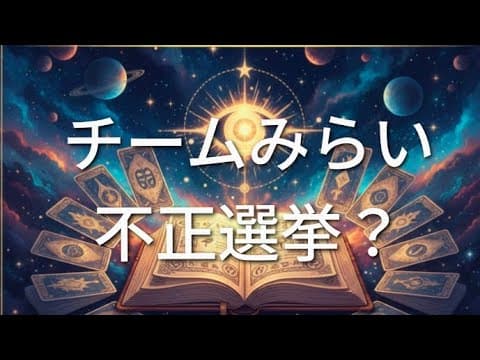 チームみらい 不正があったのか?