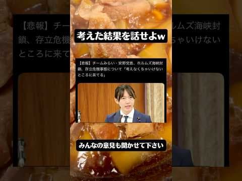 考えないといけない!ばっかり言ってる人 #政治 #チームみらい