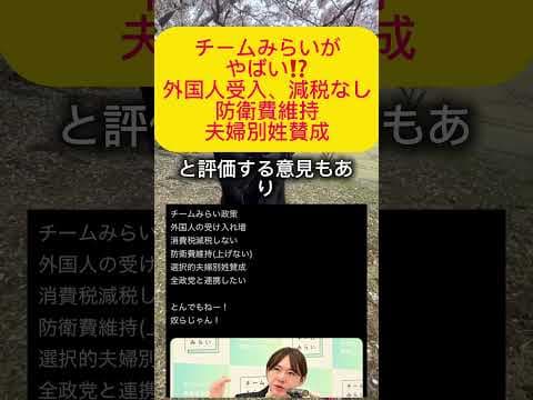 【悲報】チームみらいの制作がヤバい、、#政治 #自民党 #高市早苗 #衆院選2026 #チームみらい #shorts