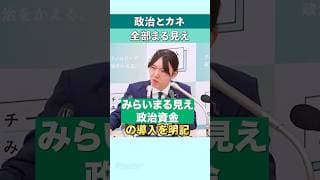 政治とカネ、全部まる見え #shorts