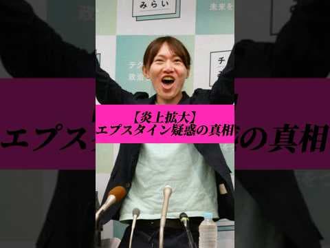 【炎上拡大】エプスタイン疑惑の真相 #チームみらい #政治ニュース #炎上 #ネットの反応 #ニュース解説