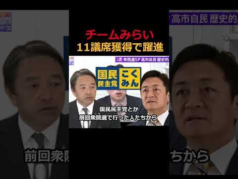 どう評価する?11議席獲得のチームみらい #チームみらい #高市政権 #高山聡史 #高市早苗 #安野貴博 #自民党