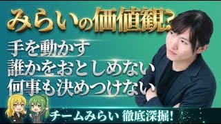 【チームみらい・安野貴博】価値観について【政治のプロダクト化/政治資金透明化ツール/AI国会解説プラットフォーム/参加型政策形成/デジタル民主主義の実装】