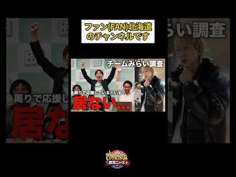 北海道ではチームみらいは認知もされてないし、誰も投票していない