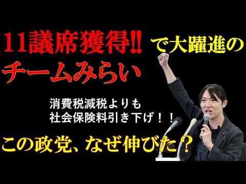 大躍進中のチームみらいについて知ろう #ゆっくり解説 #政治 #チームみらい